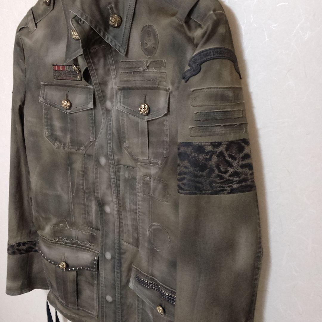 Roen hyde着用 ミリタリージャケット カーキ系 44 - メルカリ