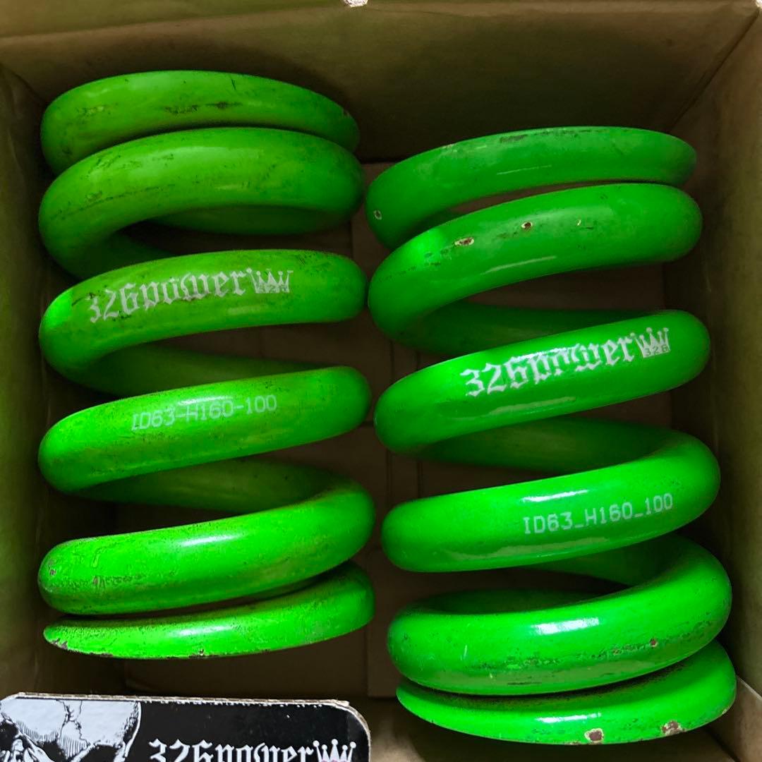 326パワー　326power スプリング　バネ　ID63 H160 100k チャラバネ ID63ラインナップ・外径 商品詳細 広島県東広島市西条町の