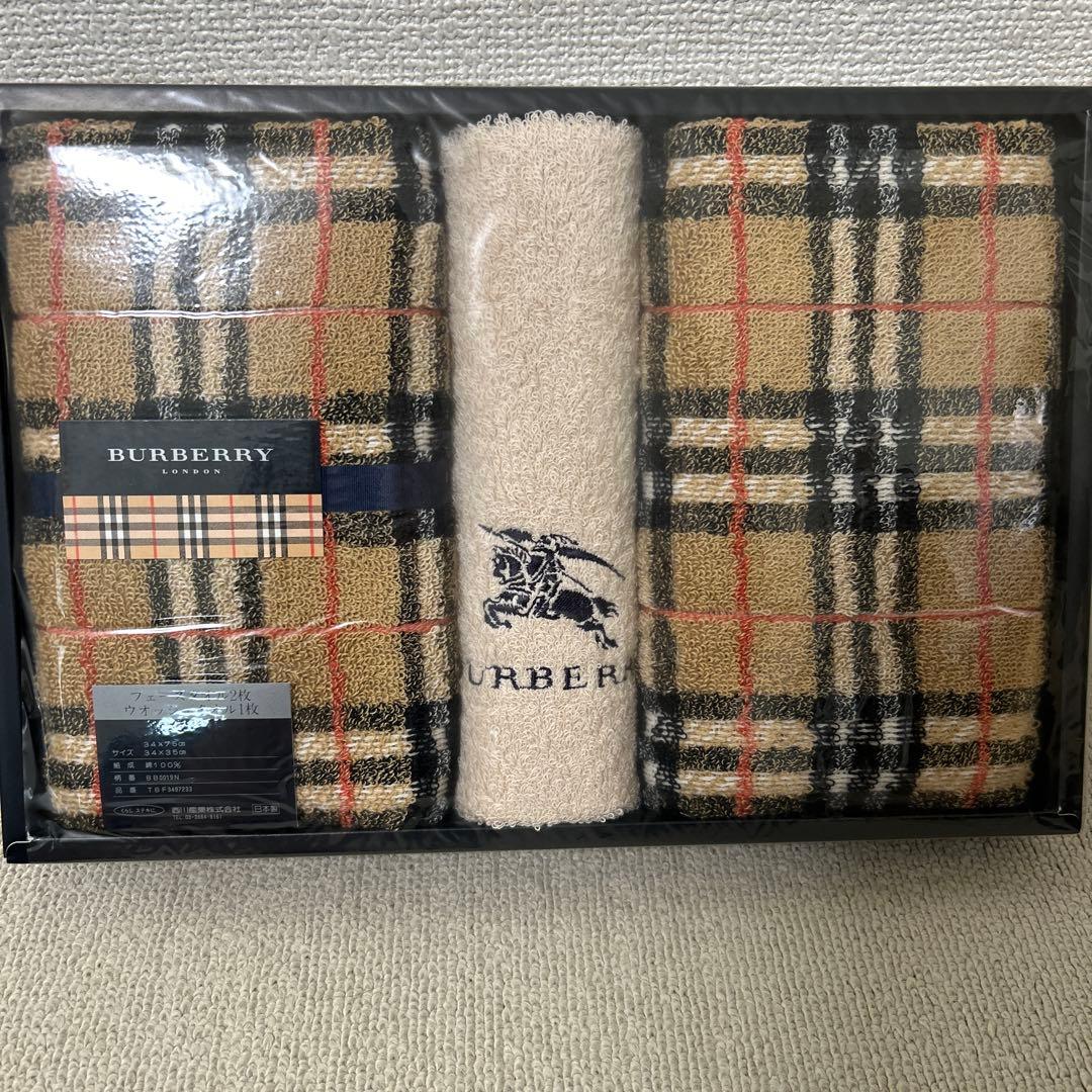 BURBERRY バーバリー タオルセット フェイスタオル ウォッシュタオル