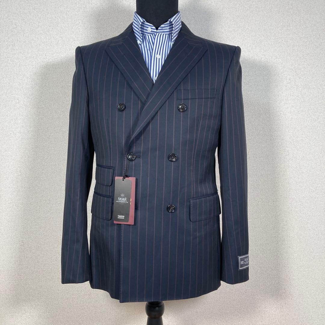 キヨ　タケオキクチ　スーツ　ジャケット　ダブル　MAF ストライプ キヨ様専用 タケオキクチ スーツ ジャケット ダブル MAF ストライプ
