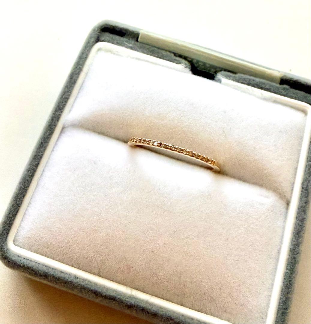 agete ダイヤモンドリング 7号 K10 YG ゴールド アガット 指輪 - メルカリ