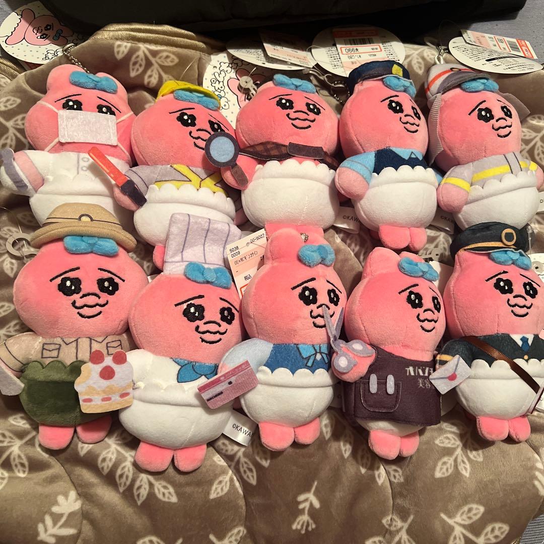 新品】しまむら 働くおぱんちゅうさぎ 全種類 コンプリート ぬいぐるみ