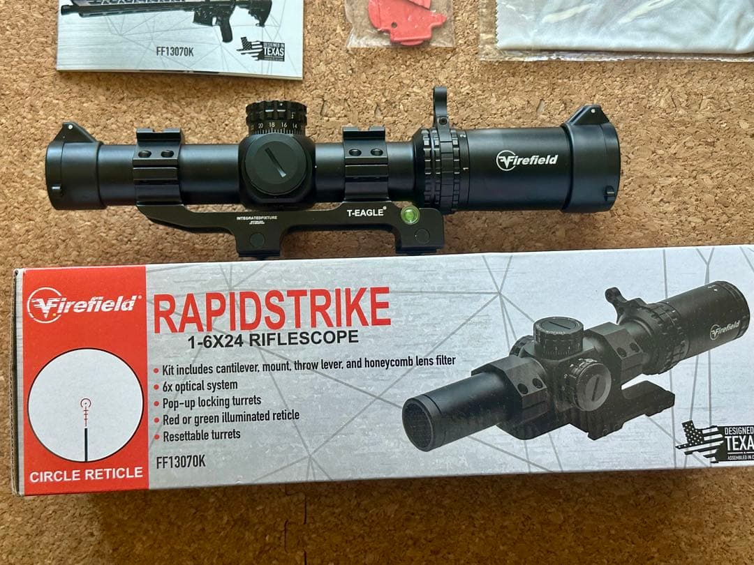 Firefield Rapidstrike 1-6x24 20mm対応マウント付 Amazon | Firefield 1-6X24 SFP Riflescope Kit | ライフルスコープ 通販