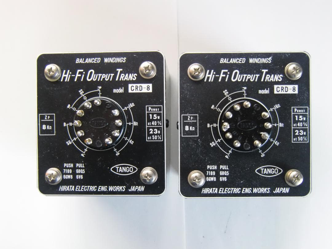 タンゴのプッシュプル出力トランス　CRD-8 2個セット Yahoo!オークション -「crd-8 tango」の落札相場・落札価格