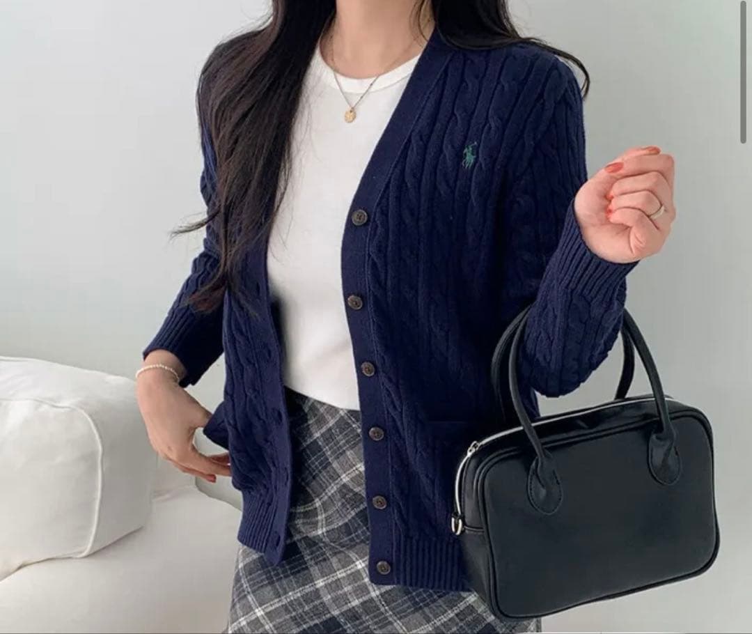 【新品・未使用】 ポロラルフローレン　カーディガン　12-14 POLO RALPH LAUREN（ポロ・ラルフローレン） 【並行輸入品】 ポロ