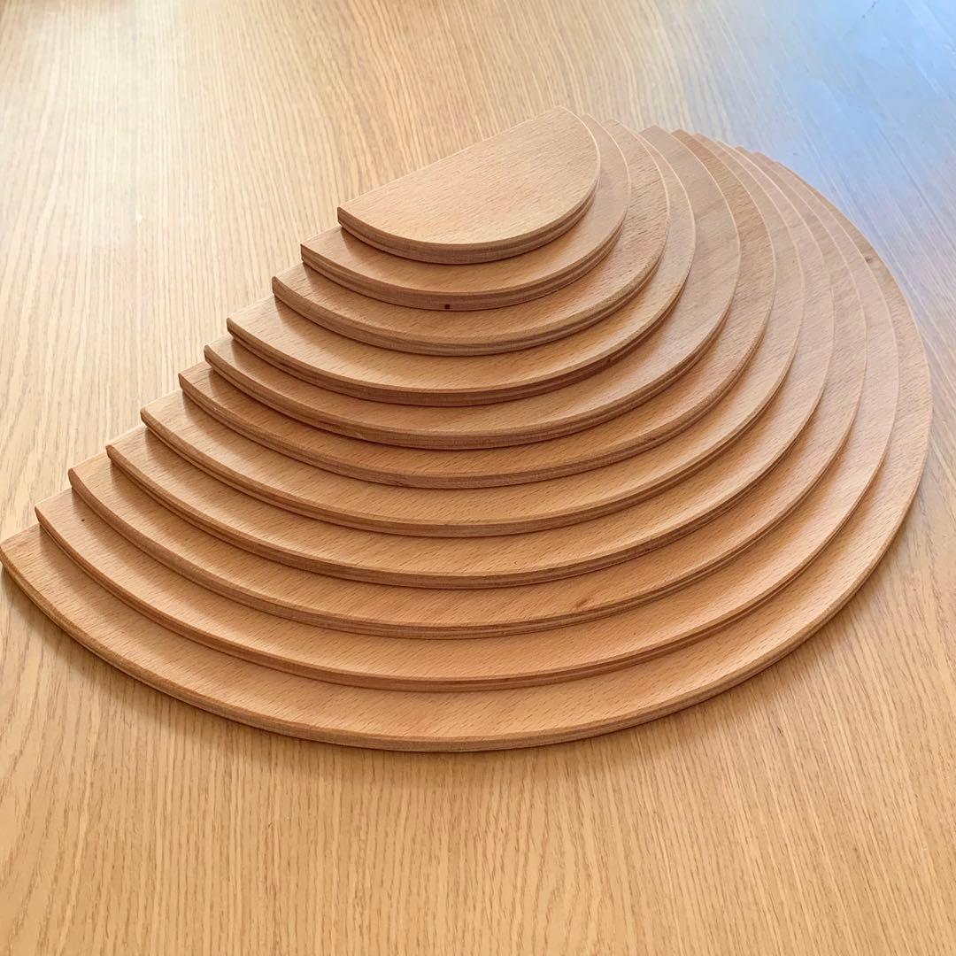 美品】GRIMM'S グリムス 半円盤・ナチュラル - メルカリ