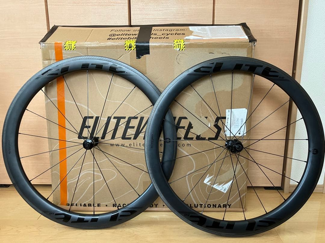 ELITEWHEELS EDGE カーボンホイール 前後セット50mm訳あり品 - メルカリ