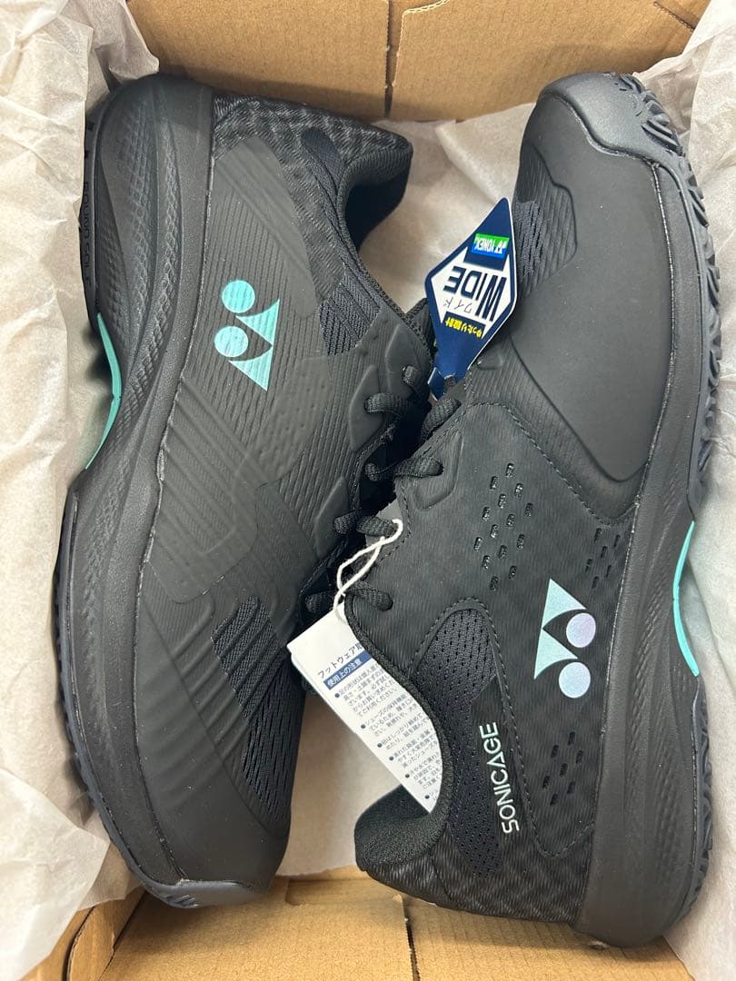 27.5㎝ ソニケージワイド 新品未使用 YONEX テニス シューズ - メルカリ