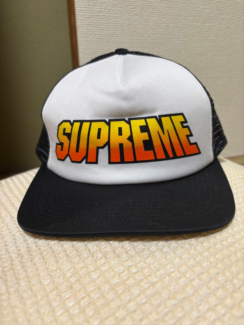 Supremeメッシュキャップ ホワイト/ブラック Supreme シュプリーム 2024AW Mesh Pocket Camp Cap メッシュポケット