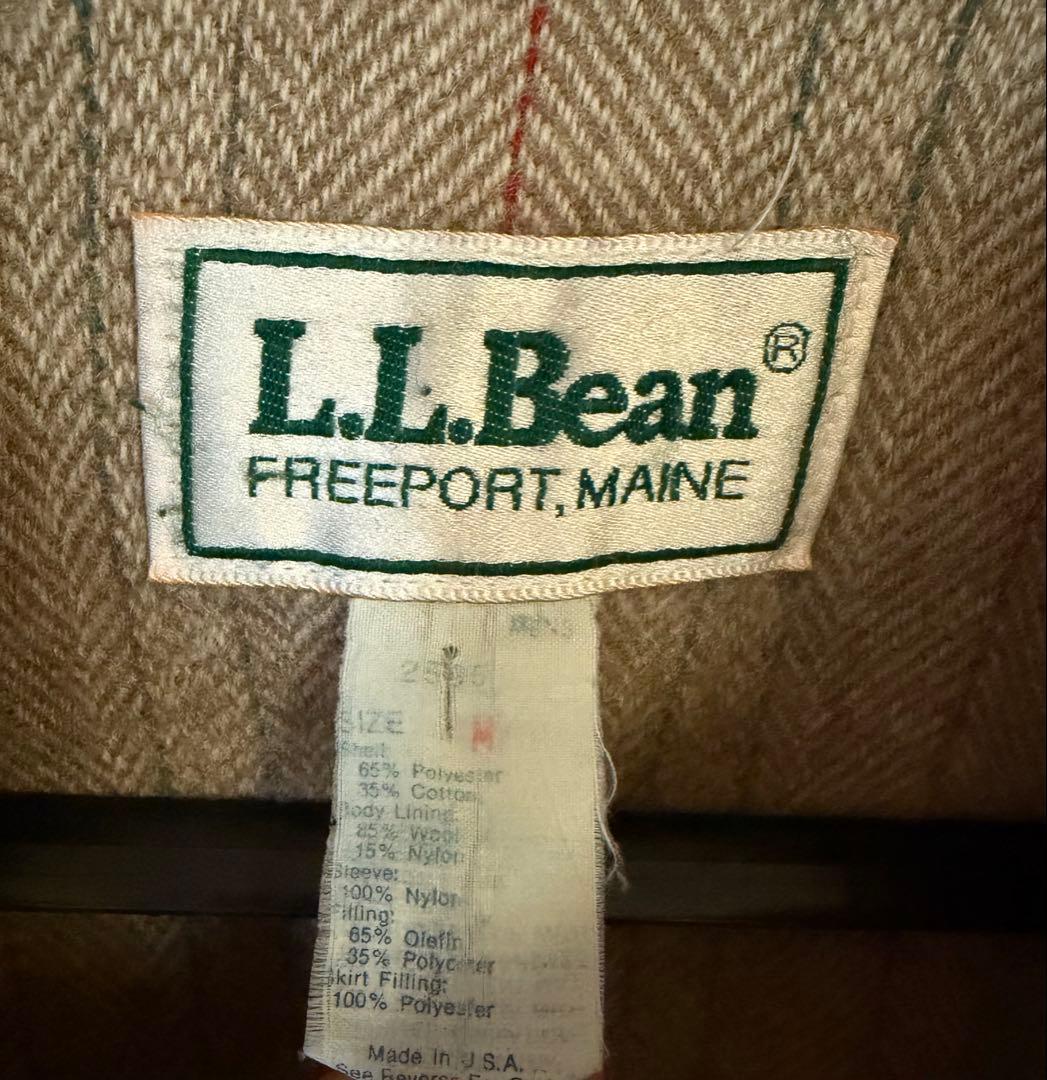 80's L.L.Bean USA製 ストームコート Mサイズ【訳あり】