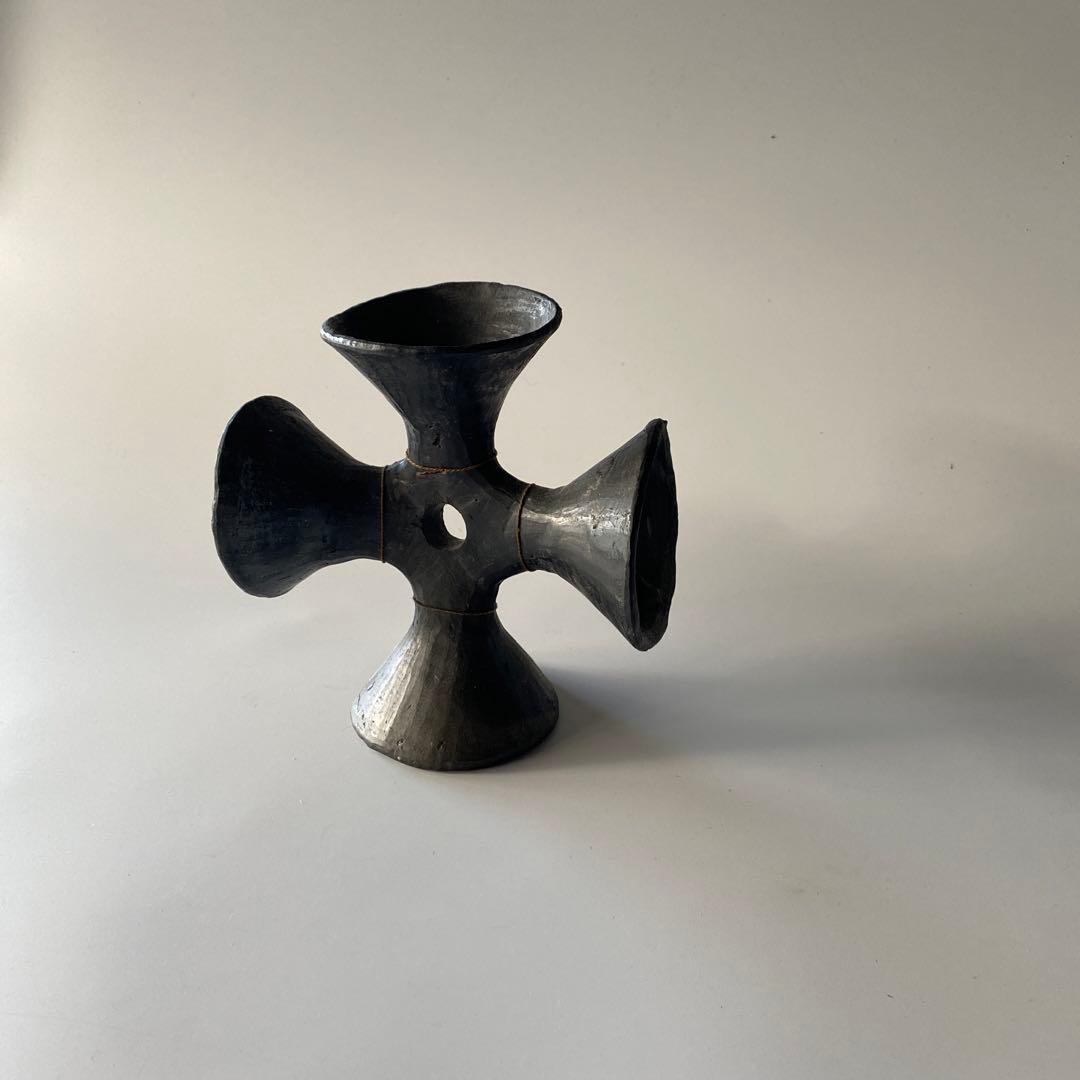 黒陶ベル イームズ メキシコ オアハカ 黒陶 ベル ミッドセンチュリー 民藝 黒陶のベル