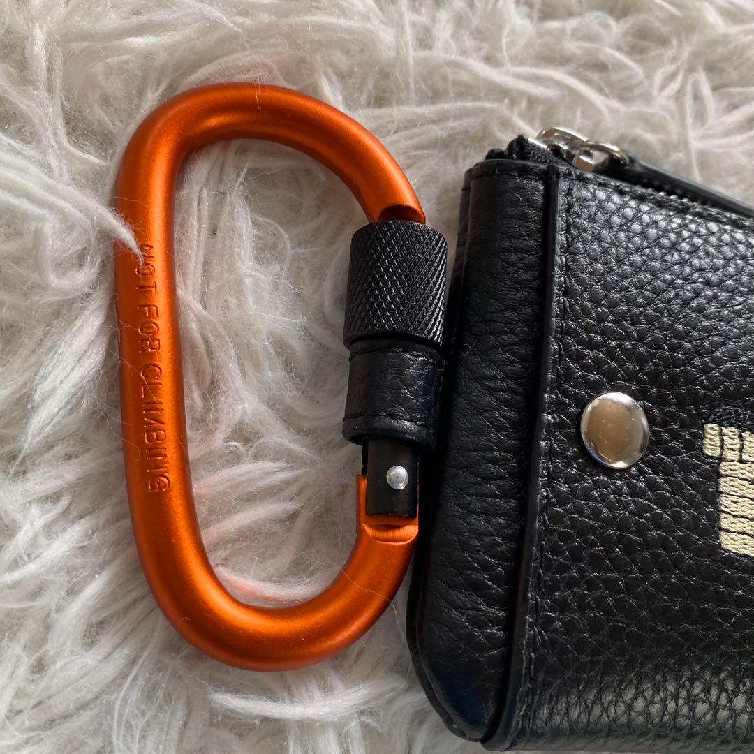 新品【PEZ(ペッツ) ×ear】《牛革》カラビナ付きパス＆キーケース