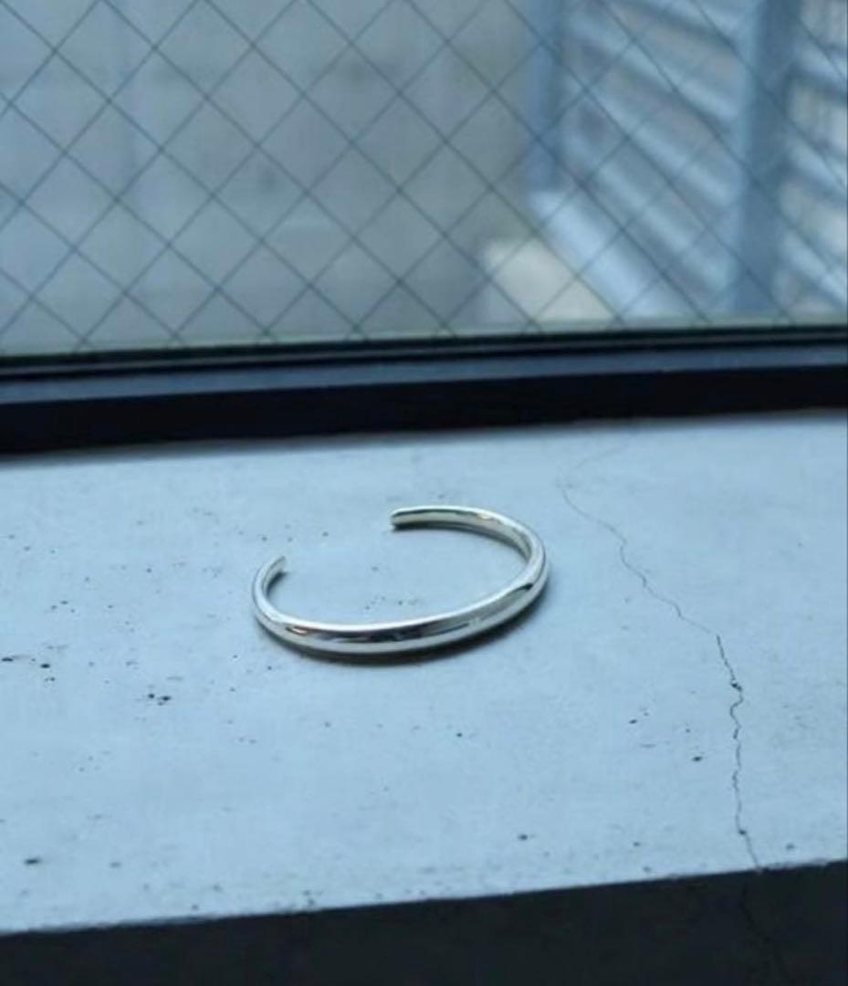 アクセサリー MB OX JEWELRY Silver Curve Bangle OX JEWELRy Silver Curve Bangle | MB -there is a