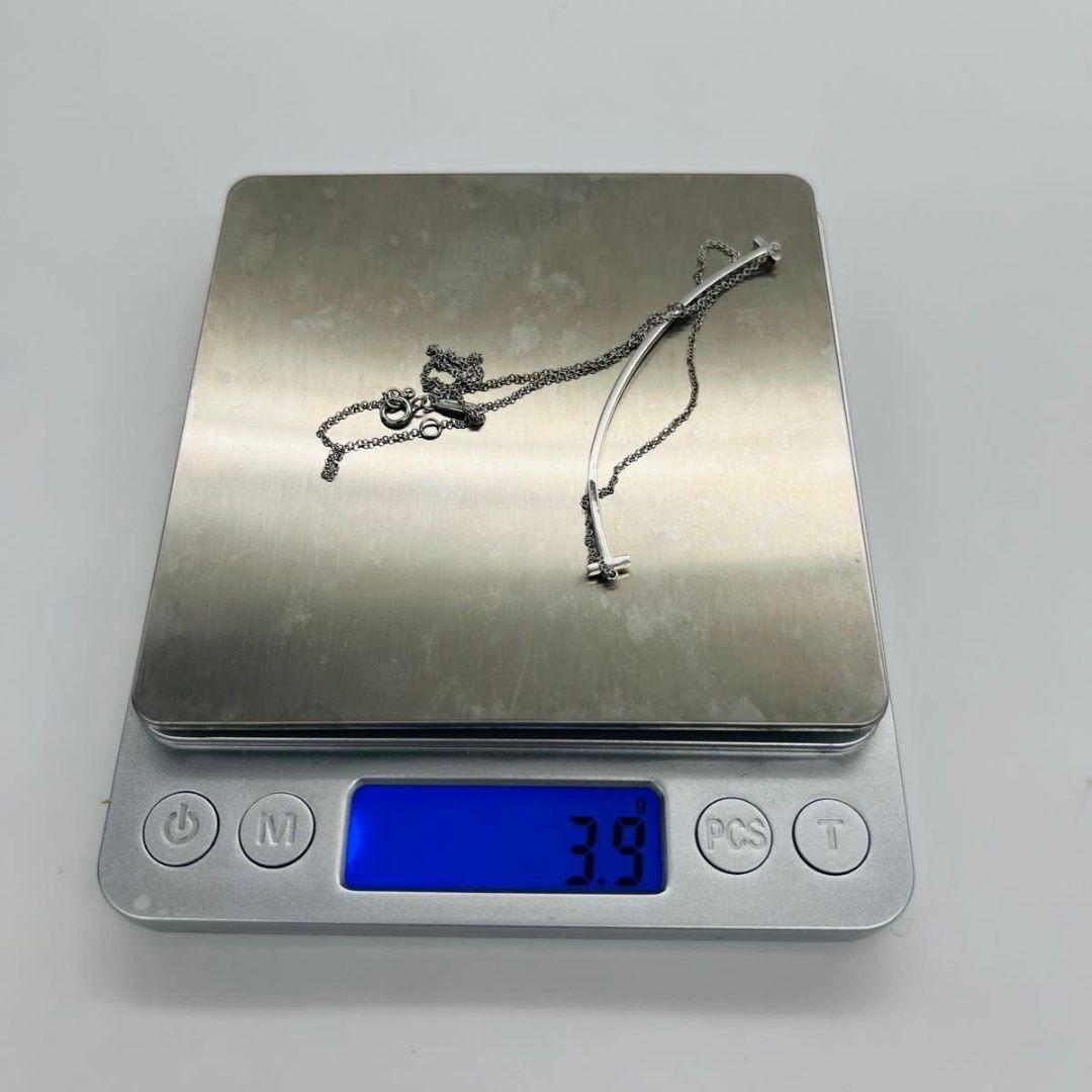 ティファニー 新品磨き Tスマイル ラージ シルバー ネックレス