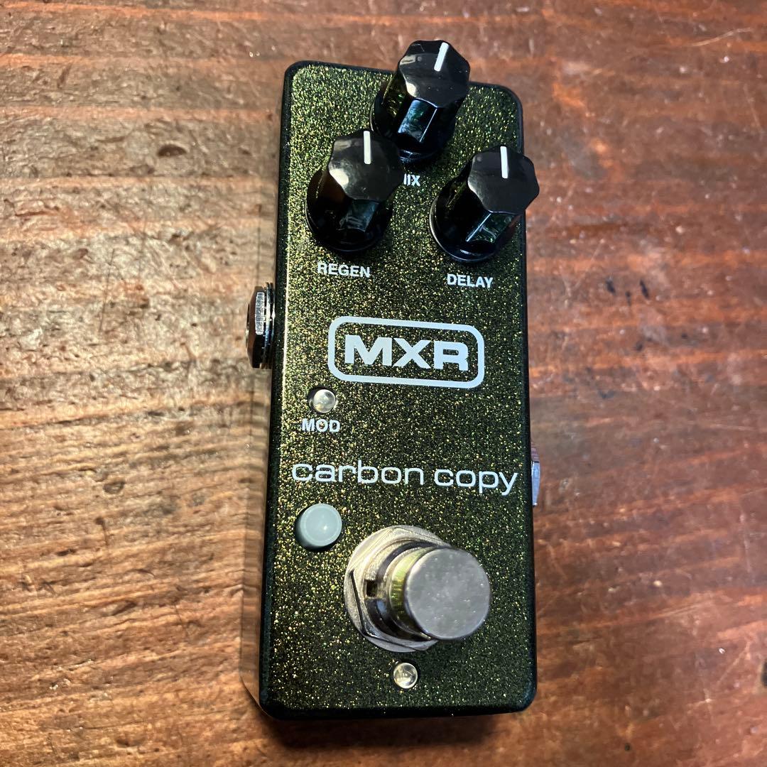 MXR carbon copy mini アナログディレイエフェクター クリアで温かみのある定番アナログディレイ】MXR Carbon Copy Analog
