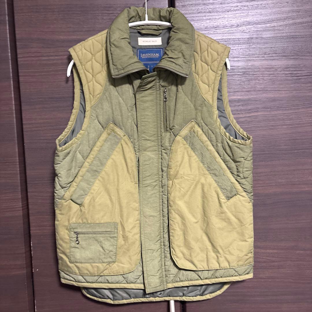 【即購入可】 Nicholas Daley LAVENHAM ダウンベスト TIME SALE] LAVENHAM × NICHOLAS DALEY ラベンハム ニコラスデイリー