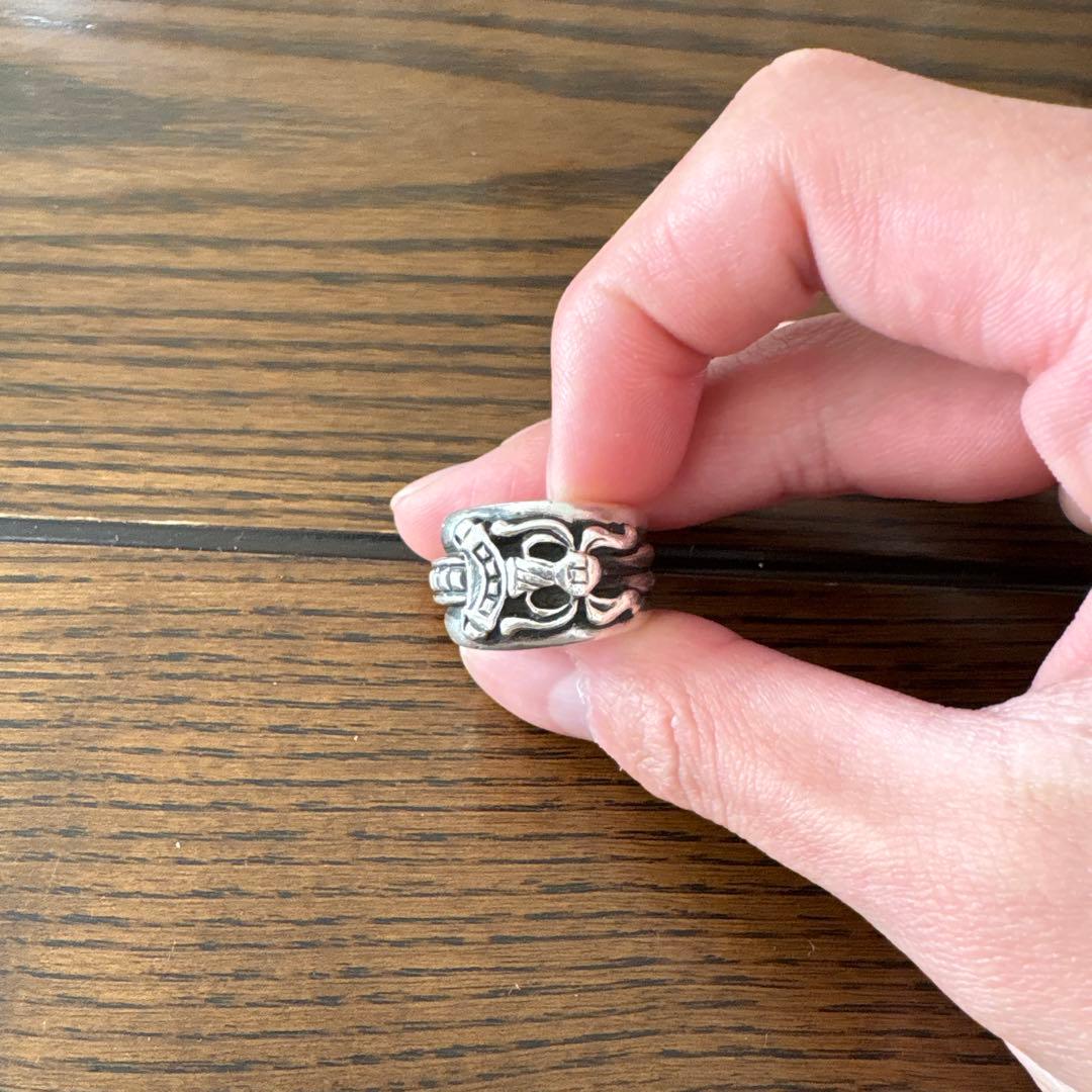 クロムハーツ　 シルバー925 リング 9号CHROME HEARTS/クロムハーツ リング・指輪 ダブルナローヴァイン