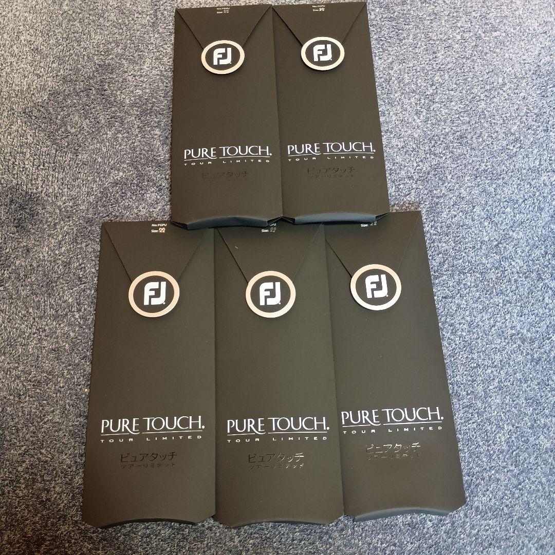 フットジョイピュアタッチゴルフグローブ22cm5枚 FootJoy（フットジョイ） ピュアタッチ（PURETOUCH） ゴルフ グローブ
