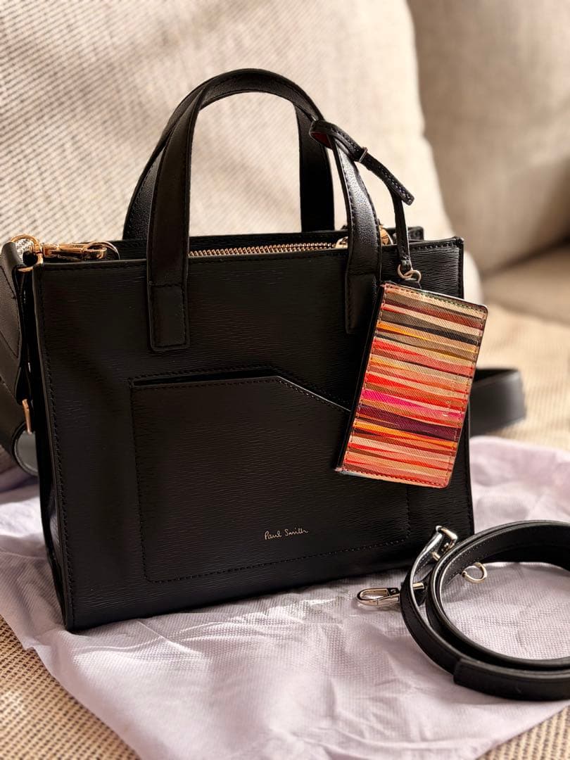 Paul Smith ポールスミス 本革ハンドバッグ ショルダーバッグ 2way Paul Smith（ポール・スミス） バッグ レディース ショルダーバッグ