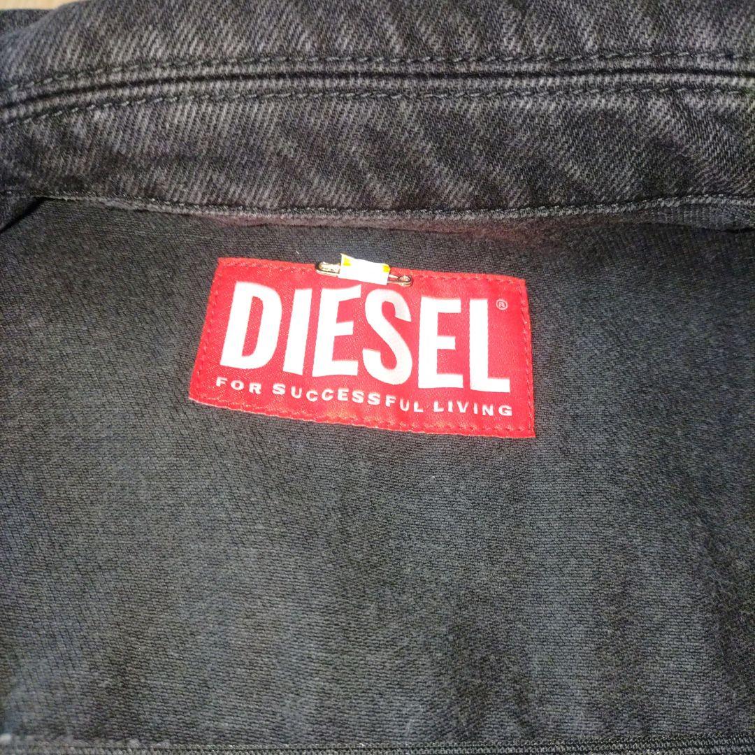 ボンバーデニムジャケット ディーゼル D-TRACY XS ウォッシュ加工