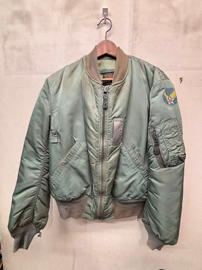 希 ALPHA USA製 50s復刻盤 MA-1 フライト IDEAL 90s - メルカリ