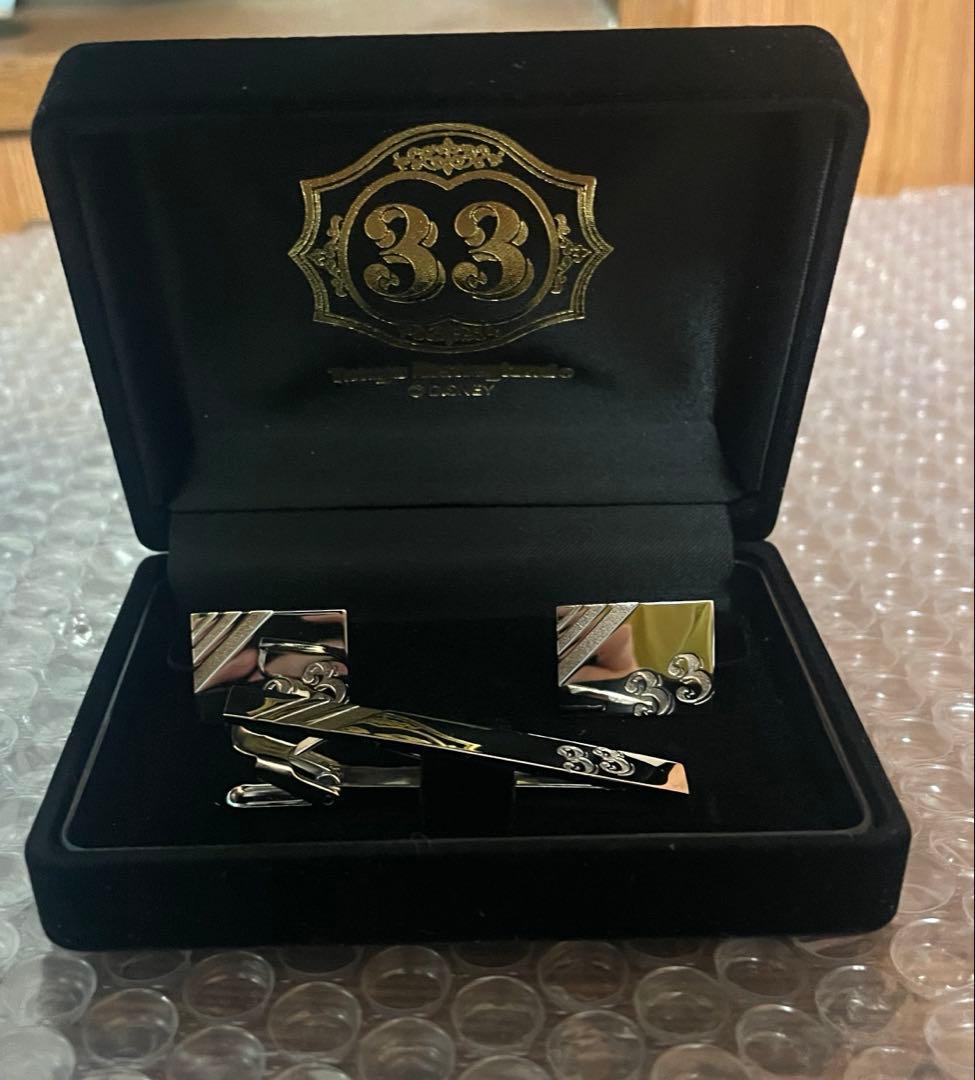 東京ディズニーランド Club33 カフス、ネクタイピンセット