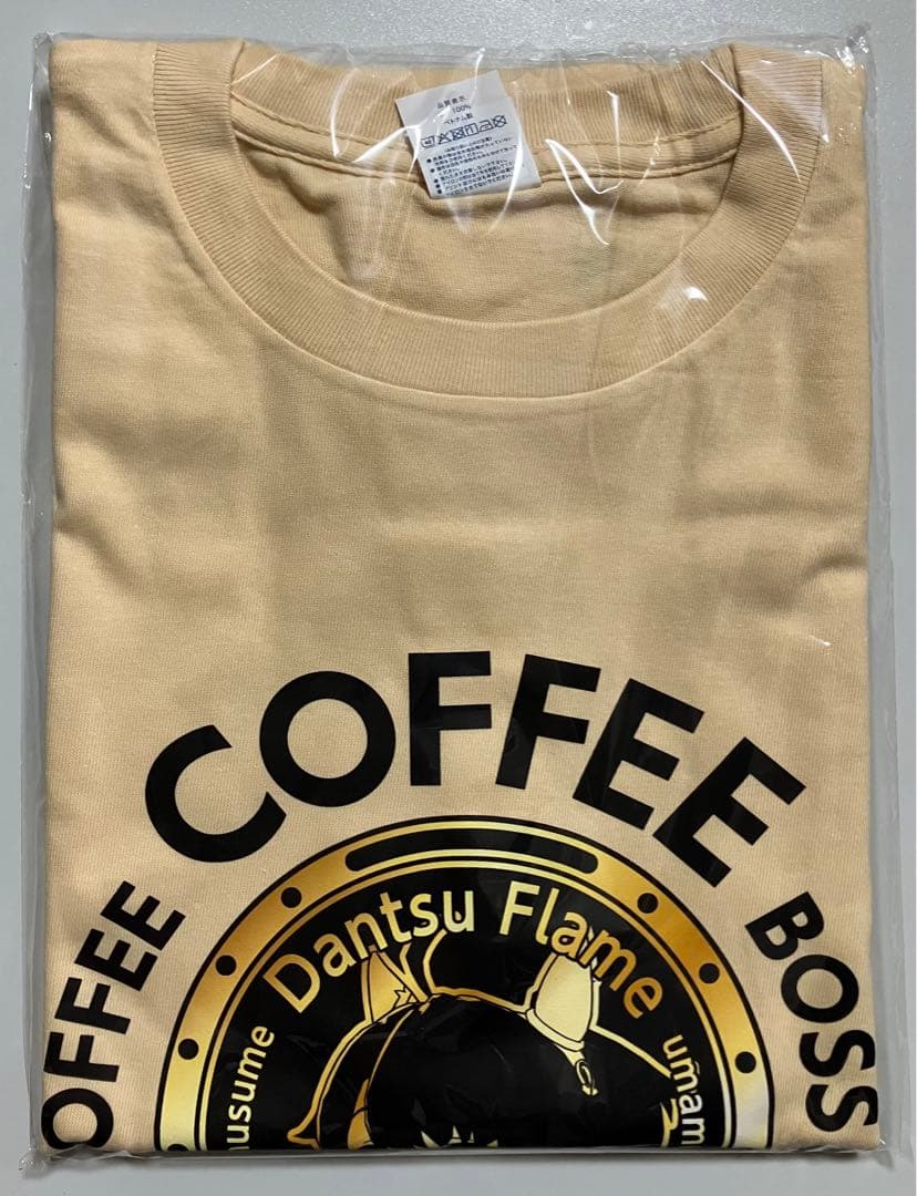 サントリー　BOSS　ウマ娘　コラボ　当選品　Tシャツ　ダンツフレーム BOSS×ウマ娘プリティーダービーのコラボTシャツを、サントリー様から