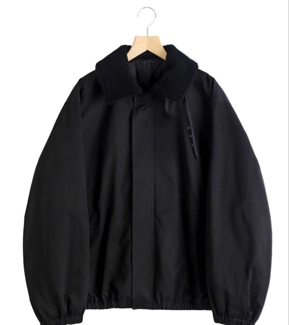 ssstein MOUTON COLLAR PADDED JACKET - メルカリ