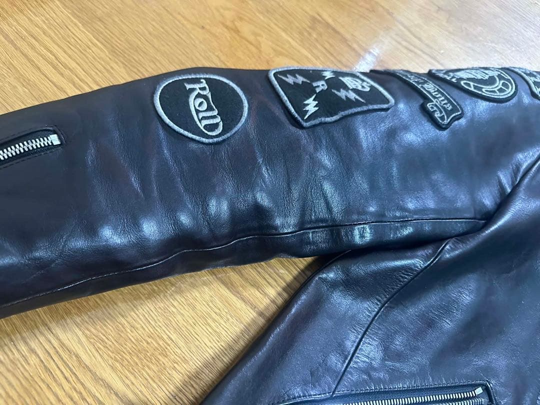 バックラッシュ×ROLL コラボライダースジャケット L（実寸XL相当