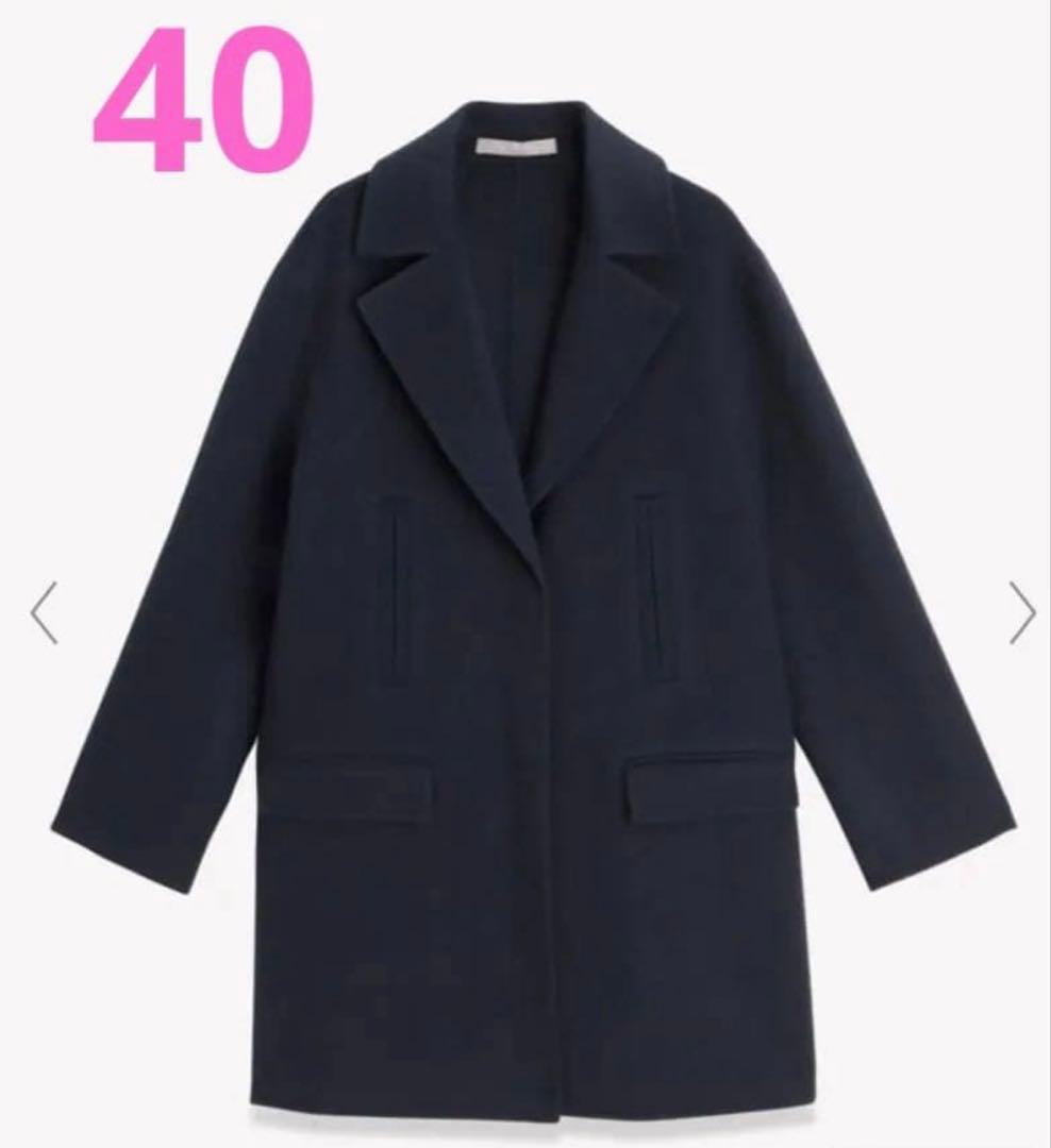 セオリーリュクス　コート　New Motion Shirley ブラック　40 Theory luxe - 良品 23AW theory luxe セオリーリュクス NEW MOTION