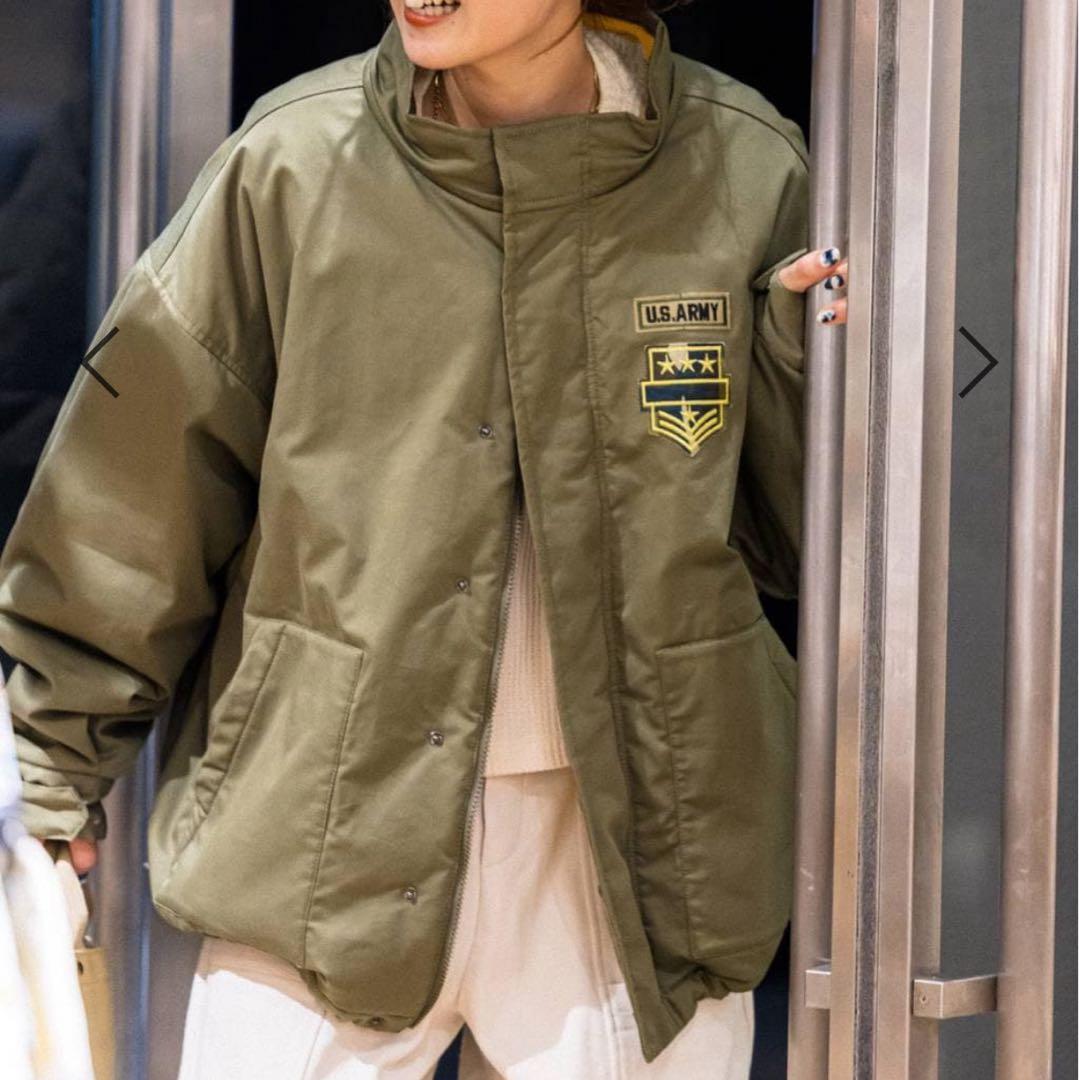 ニコアンド 裏フリースミリタリージャケット niko and - 【さくら様専用】niko and… 裏フリースジャケット の