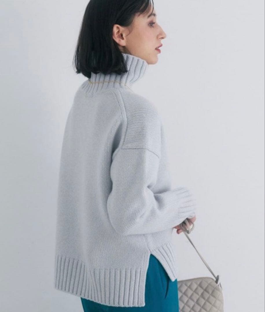 新品☆ANAYI ボウモウテンジクハイネックプルオーバー/セオリー、23区、ロペ セール】【セットアップ対応商品】スーパーファインメリノハイネック