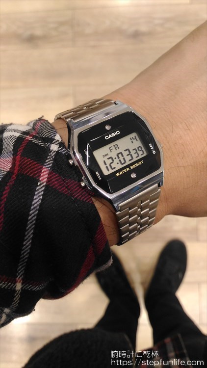 チプカシ（チープカシオ）に天然ダイヤ。CASIO A159WAD-1JF｜腕時計に乾杯