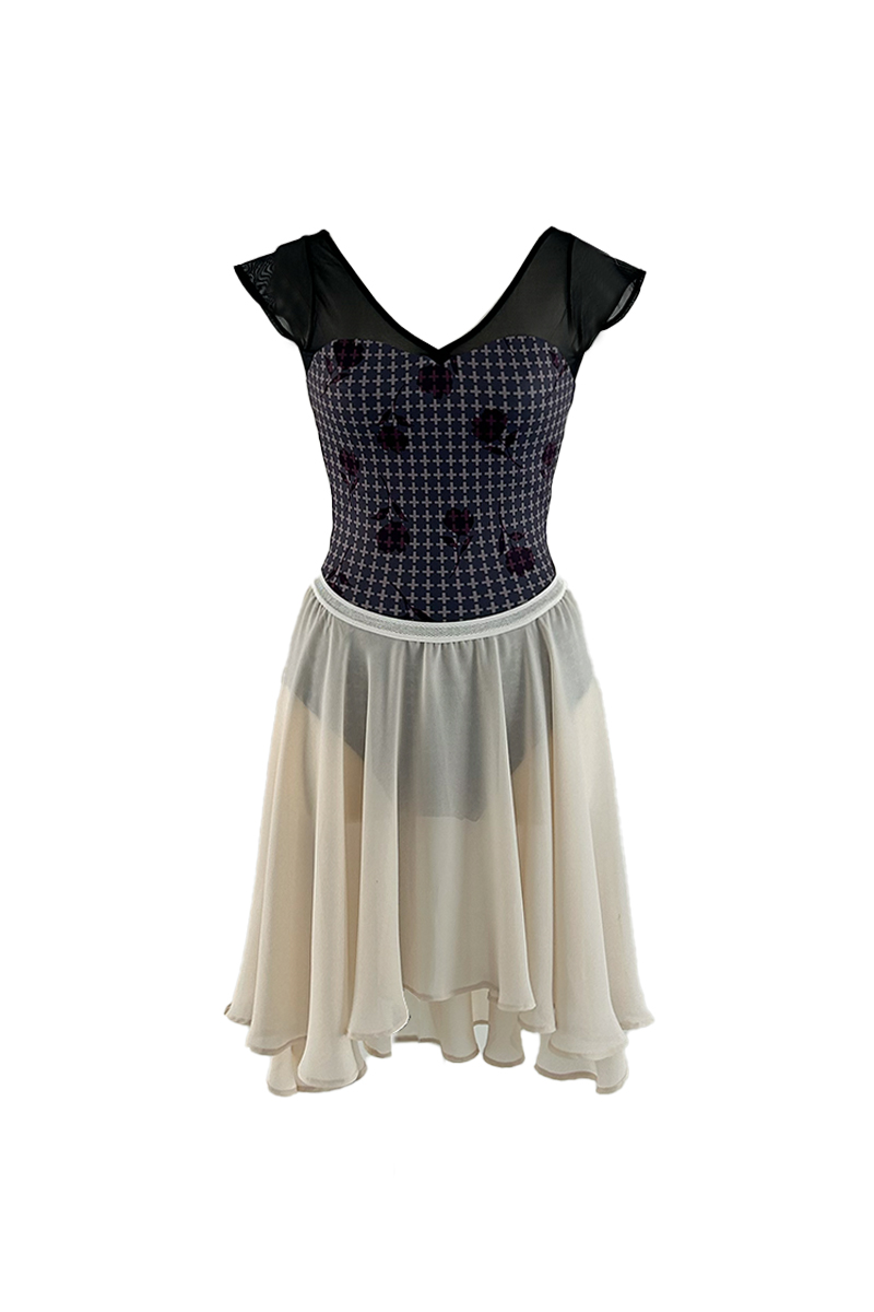 stina / type H half sleeve / little tulip black