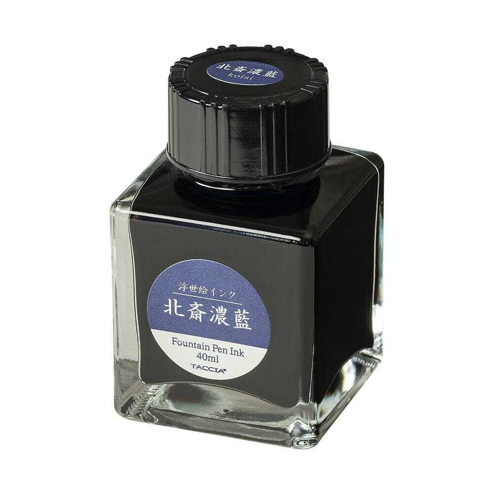 TACCIA 浮世絵インク・染料・40ml／北斎濃藍 40mL