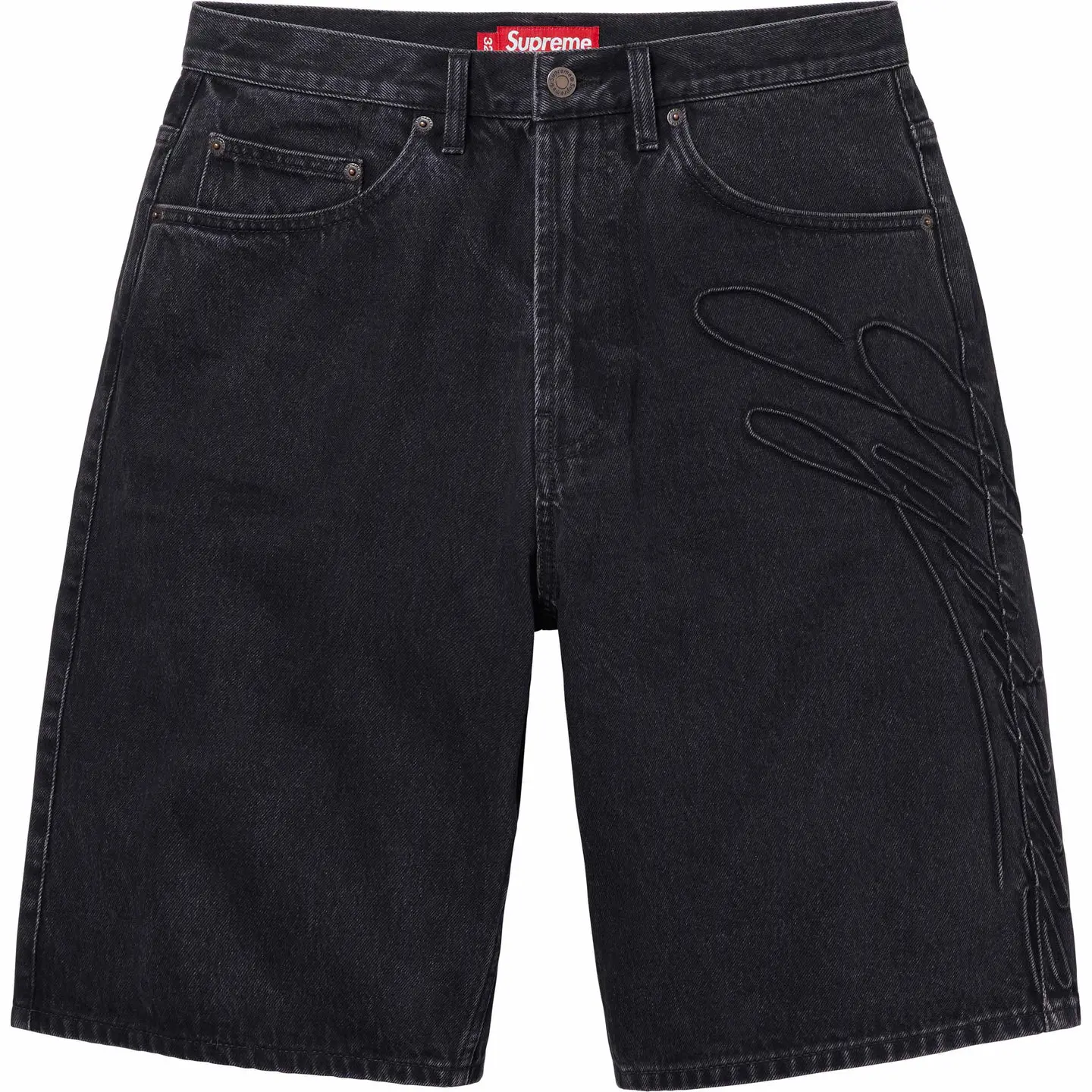 Script Baggy Denim Short | Supreme 24ss