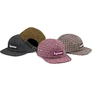 Houndstooth Wool Camp Cap | Supreme 23fw